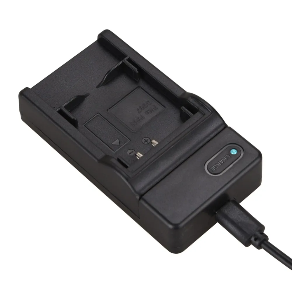 Аккумуляторная батарея для камеры 2X 1300 мАч + USB зарядное устройство Panasonic DMC TZ1 TZ2 TZ3