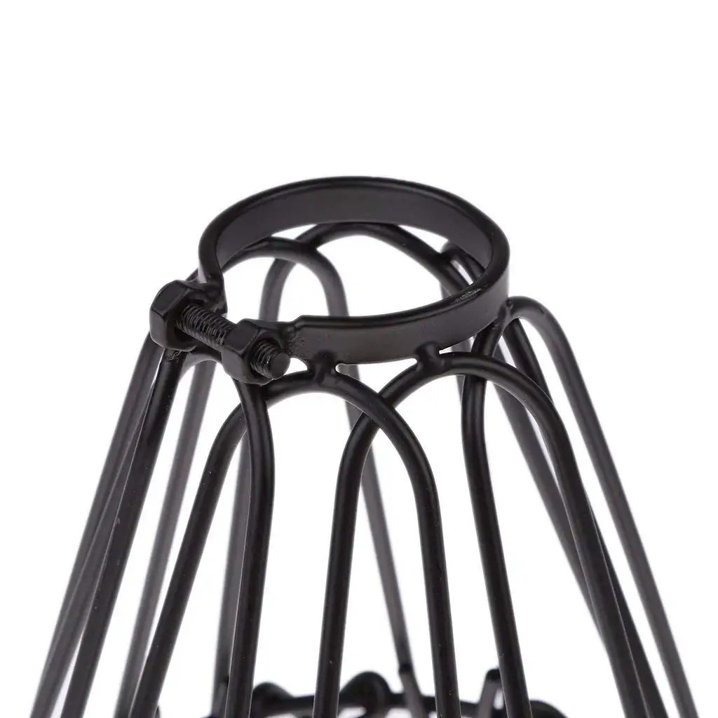 SHGO-Antique Hanging Lampshade Chandelier Cage Ceiling Light Pendant Metal Wire - Black | Лампы и освещение