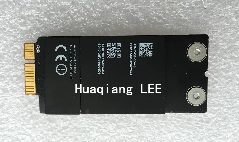 Б/у карта для аэропорта A1418 A1419 Wifi 802.11ac и Bluetooth 4 0 BCM943602CDP 2015 год|airport card|wifi 802.11acbluetooth