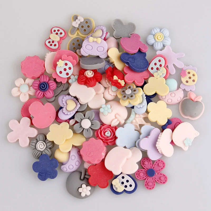 30 шт. разные цвета Популярные разноцветные цветы из матового материала