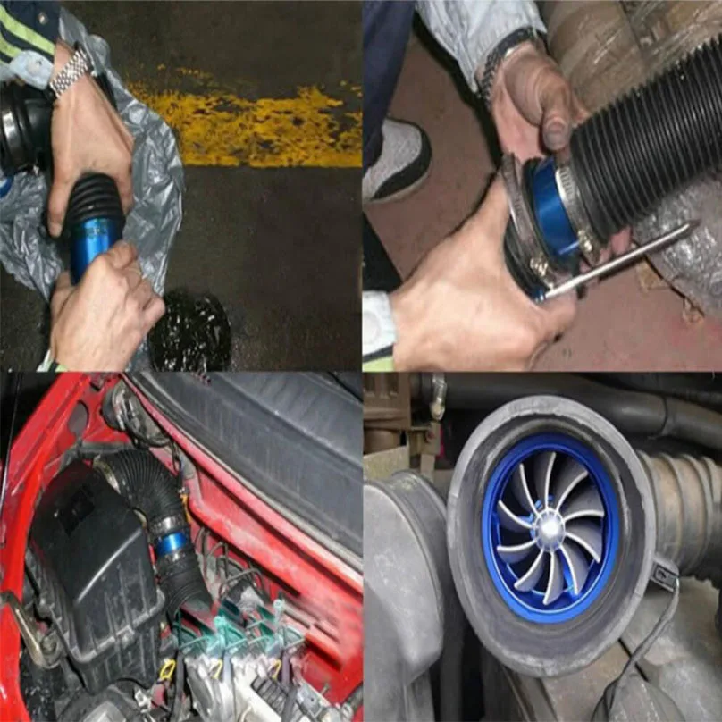 Универсальный турбо Одноструйный лопастной контроллер Tornado JDM Blue Eco для экономии