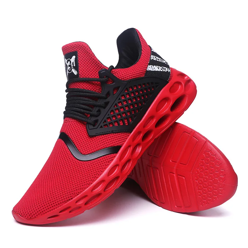 EFFGT Men White Sneakers Unisex Light Mesh Casual Vulcanize Shoes Korean students wild flying woven running shoes K489 | Обувь
