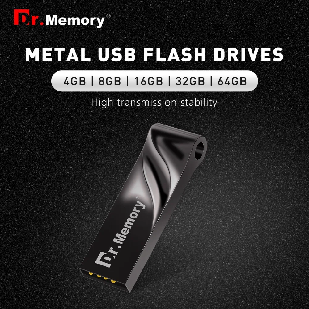 Dr. Памяти мини металлическая USB флэш накопители 64 Гб Водонепроницаемый Usb