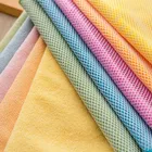 Полотенце из микрофибры для мытья посуды, кухонное полотенце из микрофибры, кухонная салфетка для посуды с нейлоновой сеткой, прочная салфетка для очистки, 3 шт.