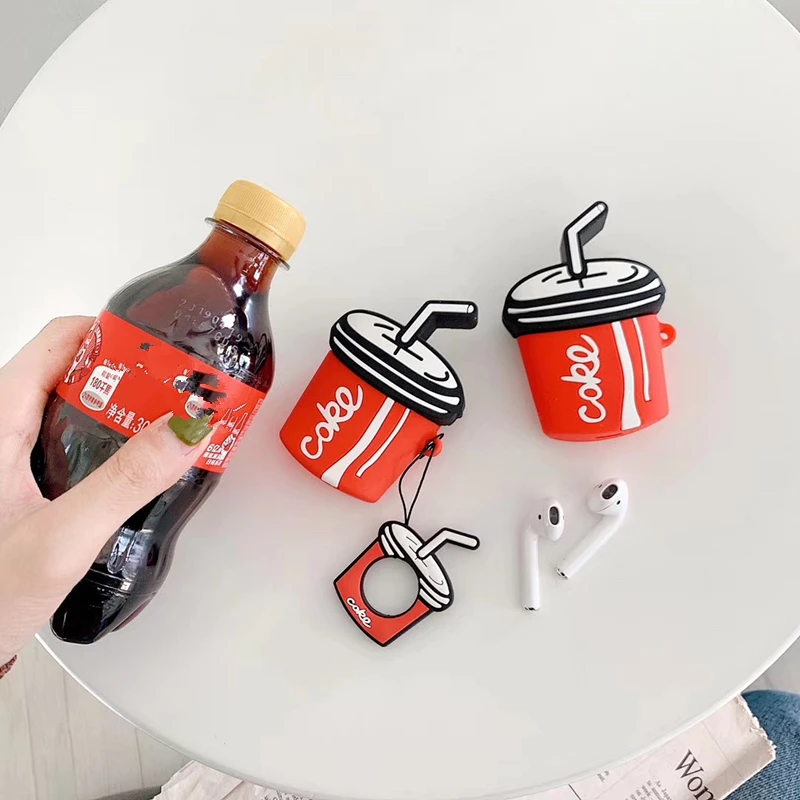 3D милые Кока кола летний напиток кольцо для бутылок силиконовый ремешок Bluetooth