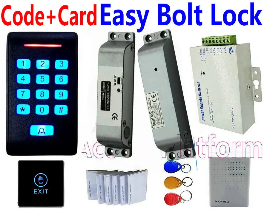800 пользовательская RFID карта + Pin код EM ID или MF IC автономный контроль доступа