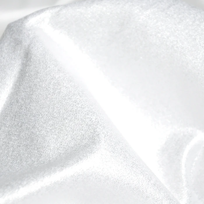 Бесплатная доставка плетеная серебристо-белая трикотажная ткань с покрытием