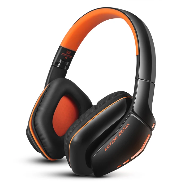 Складные беспроводные Bluetooth наушники KOTION EACH B3506 стереогарнитура с глубокими