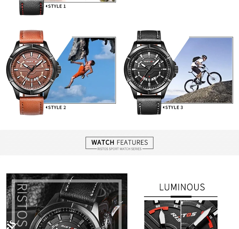Мужские армейские водонепроницаемые кварцевые часы Reloj Masculino Montre Femme наручные часы с ремешком из натуральной кожи ударные спортивные часы для мужчин