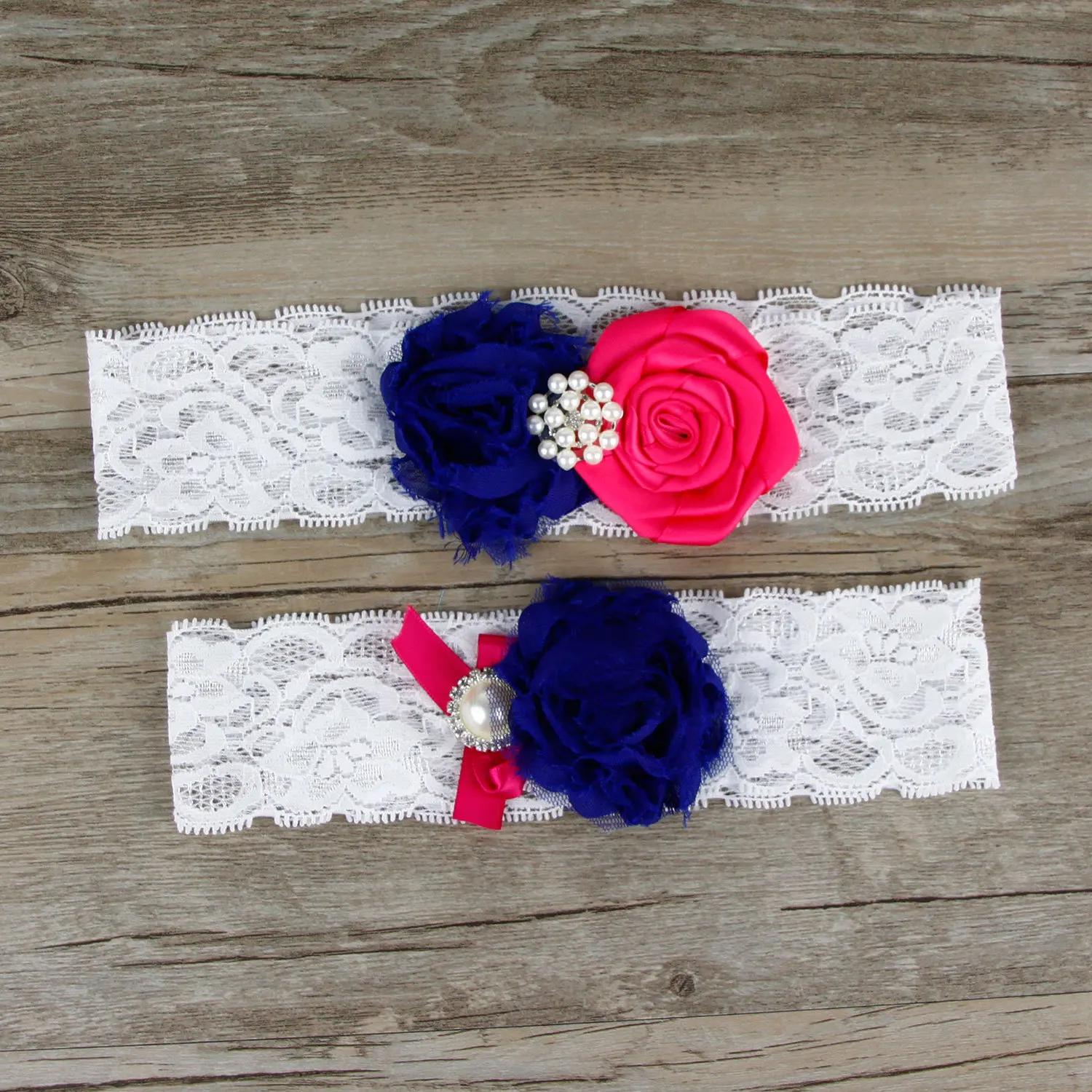 2Pcs/set Rose plate flower red Original handmade western wedding lace garter accessories bridal decoration | Дом и сад