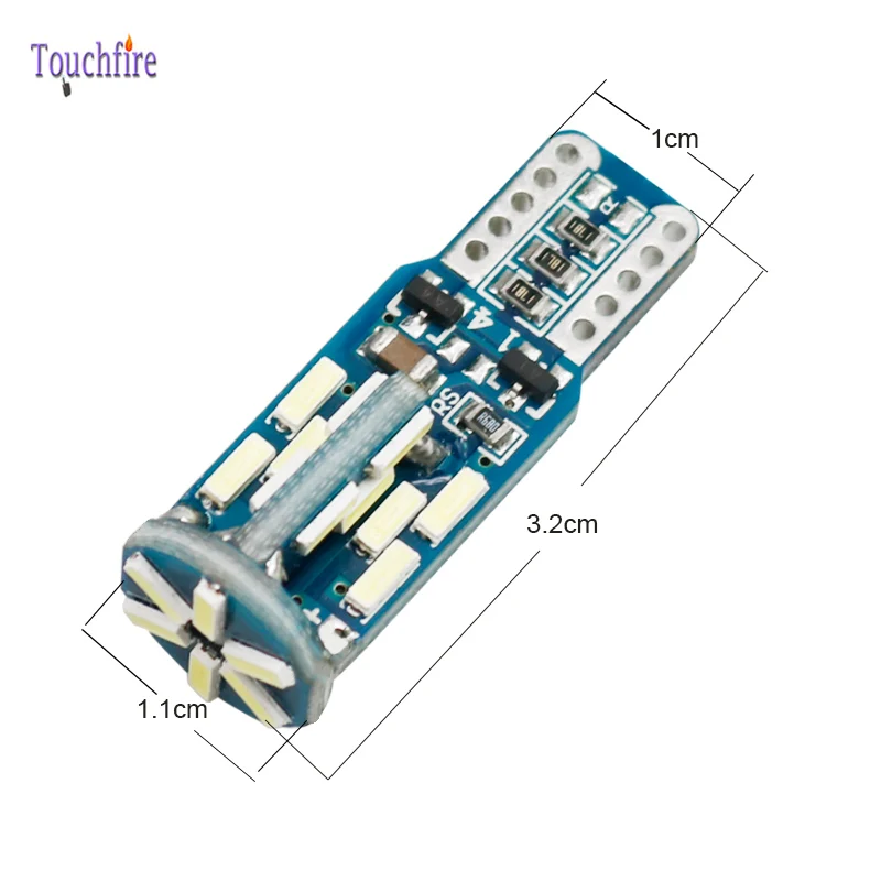 Автомобильная лампа T10 W5W 194 Canbus 2 шт. 30 светодиодов 4014smd для чтения номерного знака