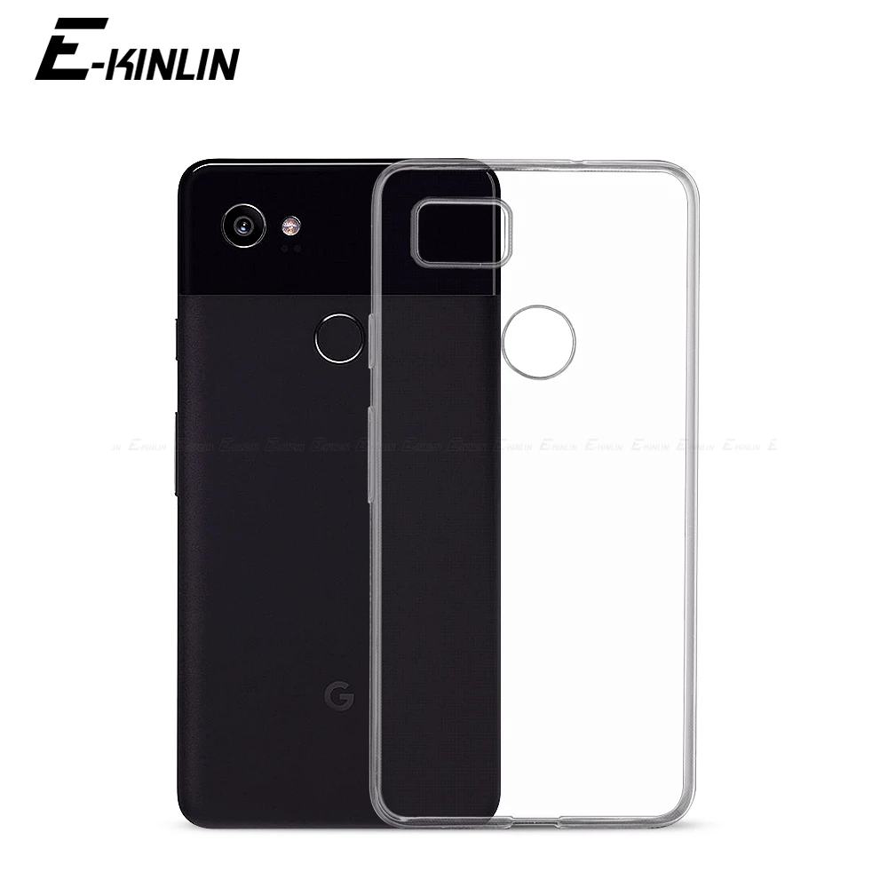 Ультратонкий тонкий прозрачный мягкий защитный чехол из ТПУ для Google Pixel 5 4a 5G 3a 3 4 2