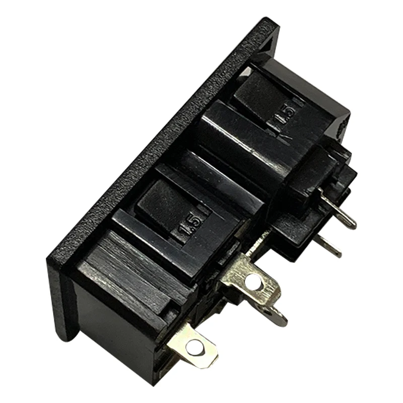 Корпус Женский 3PIN IEC320 C13 C14 AC встроенный разъем адаптер с предохранителем