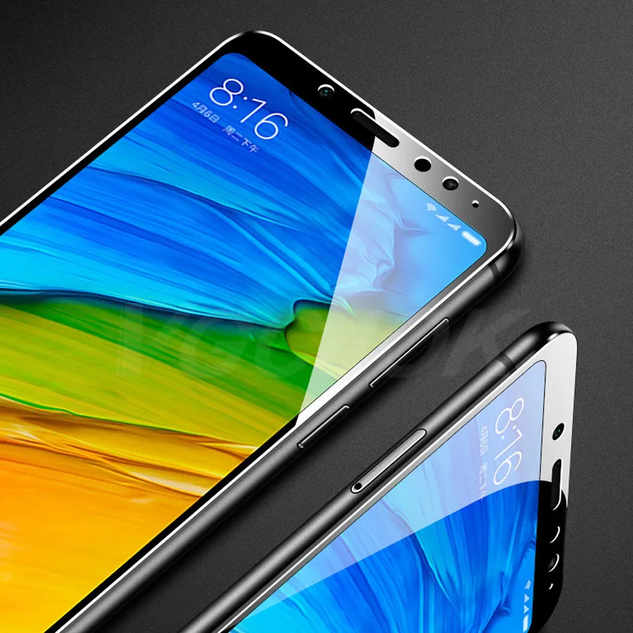 Защитное стекло VGCJOK для смартфона Xiaomi Redmi Note 5/5 Pro твердость 9H цвет рамки