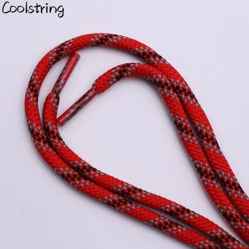 Coolstring 6 мм толстый трехцветный шесть твил круглый шнурок талии свитер шляпа веревка шнурки Кемпинг полиэстер шнурки для обуви