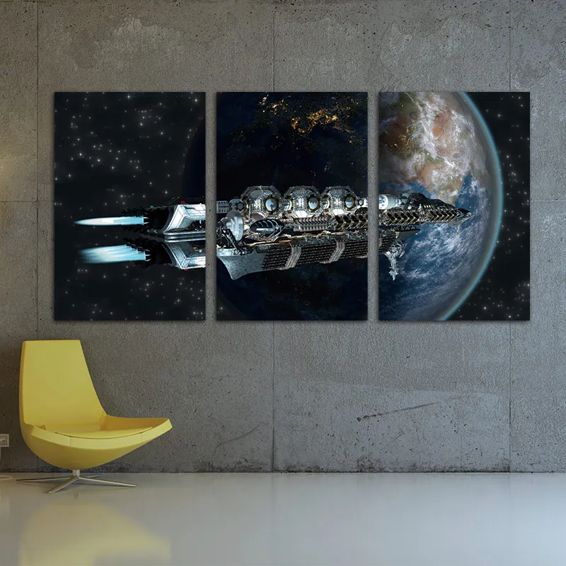 Модульные картины из 3 частей печатные Звездные войны штурмовик постер фильма