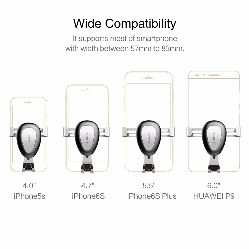 Универсальный Гравитация рок подставка для телефона автомобиля Укладка