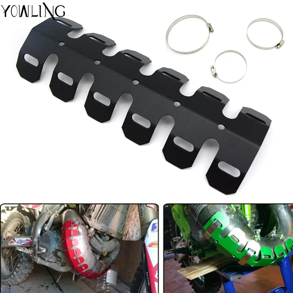 

2017 New Motorcycle Exhaust Muffler Pipe Heat Shield Cover Guard For HONDA KAWASAKI SUZUKI YAMAHA BMW DUCATI