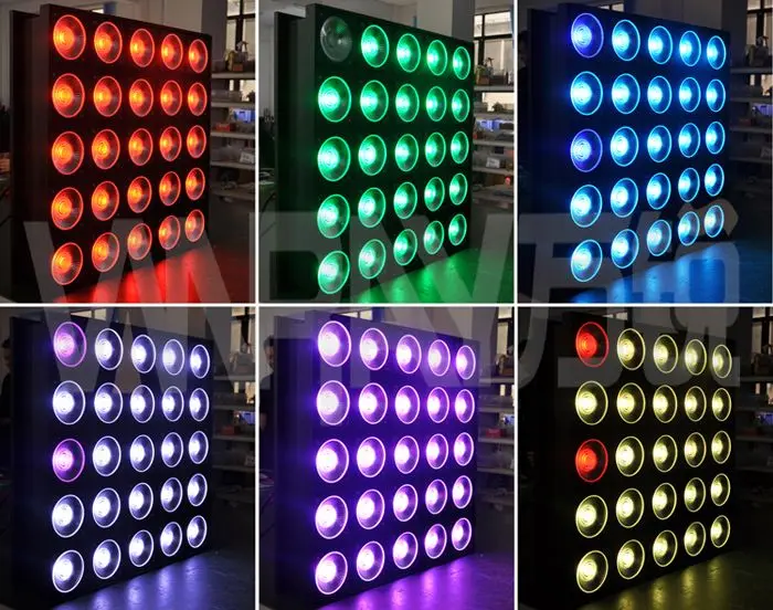 25x10 Вт RGBW 4в1 клуб DJ Дискотека LED сценическое освещение матричный луч движущаяся