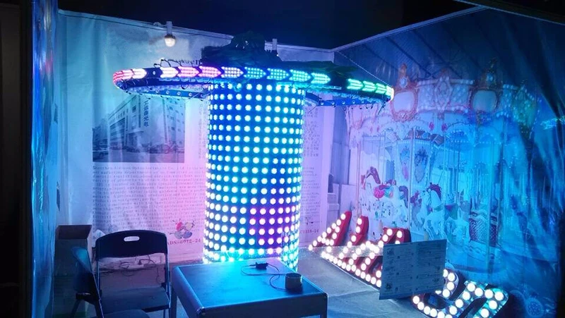 Фото 35 мм 6 светодиодов UCS1903 RGB светодиодный пиксельный модуль, цифровые полноцветные RGB-светильники funfair, 12 В/24 В постоянного тока, водонепроницаемый IP67, прозрачная крышка №5