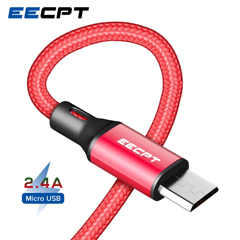 Кабель Micro USB EECPT провод для быстрой зарядки и передачи данных зарядный шнур Samsung S7