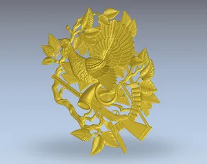 Петух 3d модель для ЧПУ в формате STL для ЧПУ маршрутизатора гравировки резьбы M252