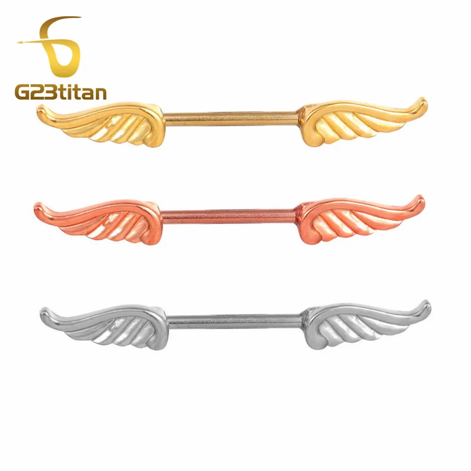 2 шт./лот кольцо на соски с крыльями ангела для женщин пирсинг сосков сексуальные