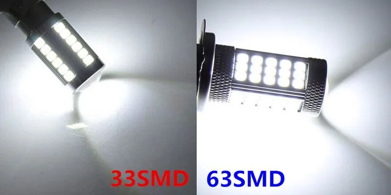12V 1157 P21/5 W BAY15D 63 66 Автомобильный светодиодный SMD Тормозной светильник, противотуманная лампа, автомобильная задняя парковочная стоп-лампа, яркая, чем 33 SMD, красная