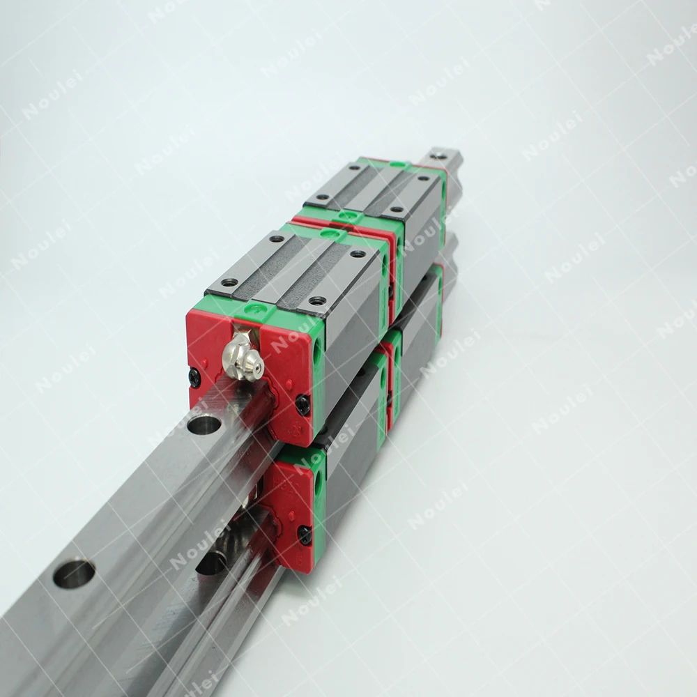 Комплект линейных направляющих движения Noulei 2 шт. HGR20 CNC + 4 HGH20CA рельсовых