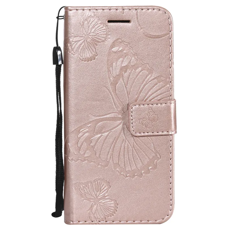 Rose Gold A6 A7 A8 Ретро флип-чехол для телефона для samsung Galaxy A10 A20E A30 A40 A50 A3 A5 из искусственной кожи Чехол кошелек-подставка сумки - Цвет: Rose Gold