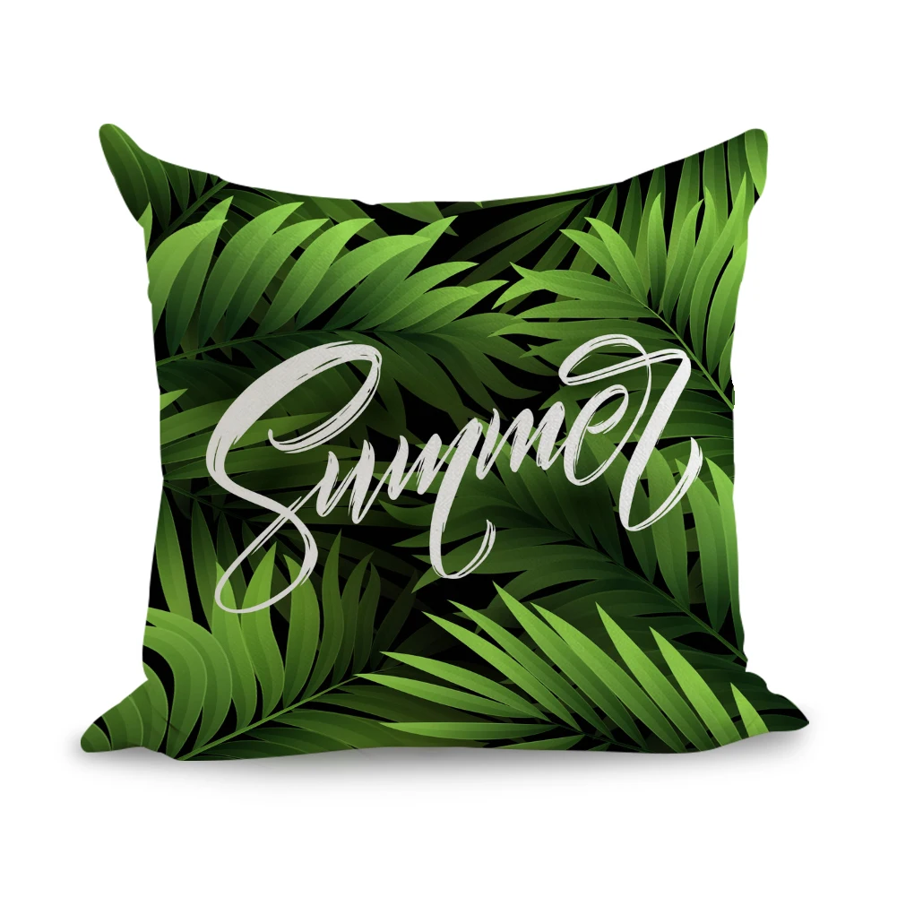 Летняя распродажа тропическая искусственная подушка для сиденья Диван Подушка