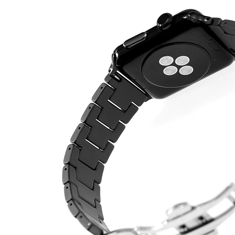 Ntyle керамический Пескоструйный матовый спортивный ремешок для часов Apple Watch 42 мм 38 мм 40 мм Apple Watch Series3 4 44 мм матовый ремешок