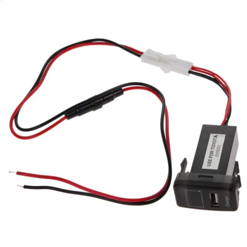 2 в 1 Многофункциональный автомобиль 5 в 2.1A USB порт приборной панели вольтметр зарядное устройство для телефона Разъем для TOYOTA VIGO автомобиля вольт метров
