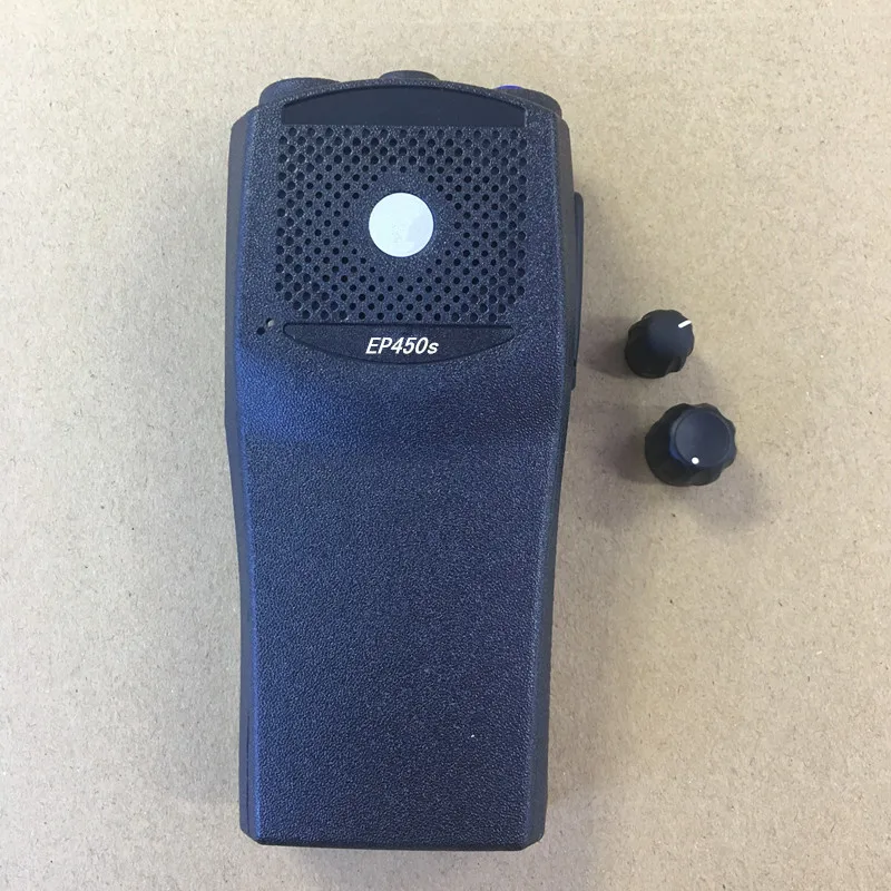 Черный корпус переднего корпуса для рации Motorola EP450s с ручками громкости