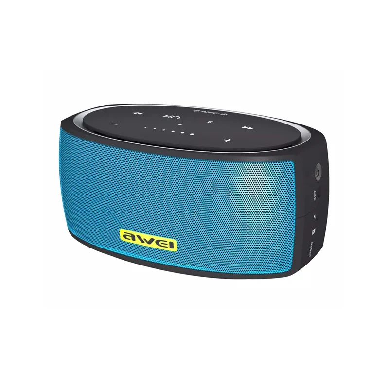 Мини-Колонка AWEI Y210 портативная Bluetooth Колонка NFC компьютерная колонка с TF AUX usb