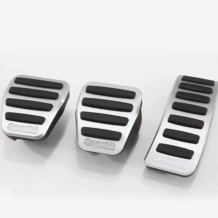 4 шт. алюминиевые Нескользящие подставки для ног Audi A8 2011 2016 MT|brake pedal cover|pedal coverbrake |