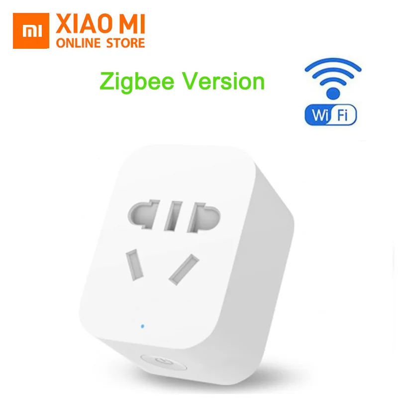 Горячая Xiaomi Mi Смарт Wi-Fi розетка приложение пульт дистанционного управления электричества Статика обнаружения мощности Защита от перегрузки Zigbee версия