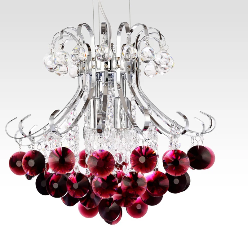 Modern Crystal Chandelier lustres de cristal LED haning lamp Wedding
Home Decoration Lights Fixture