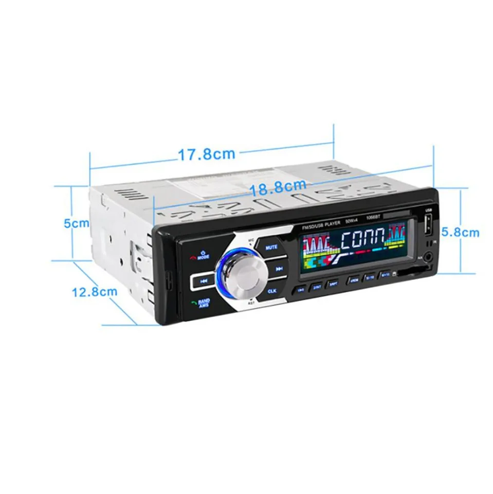 Франшиза автомобиль в тире Bluetooth стерео аудио USB SD FM Aux вход приемник MP3 радио плеер