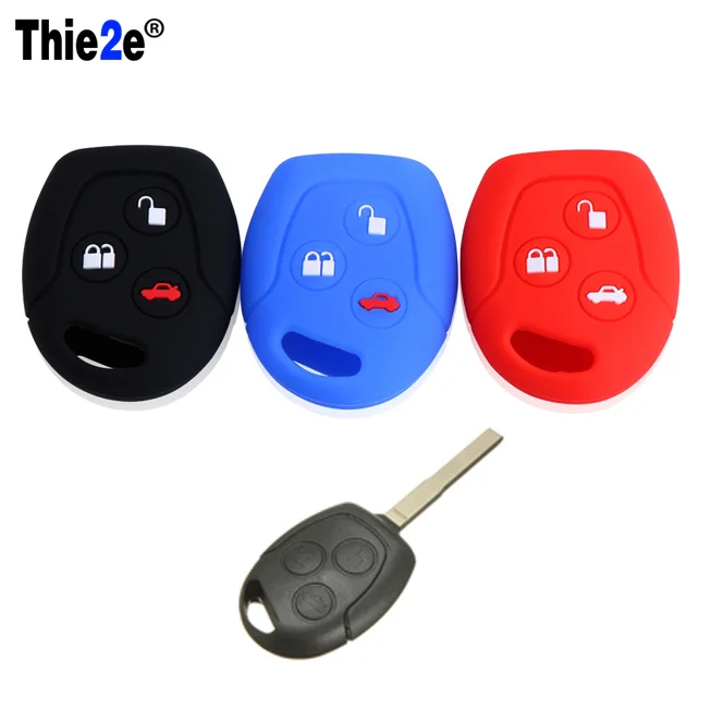 Мягкий силиконовый чехол для ключей от машины FORD/Focus/Mondeo/Festiva/Galaxy/C-Max пульт ДУ CV9702 |