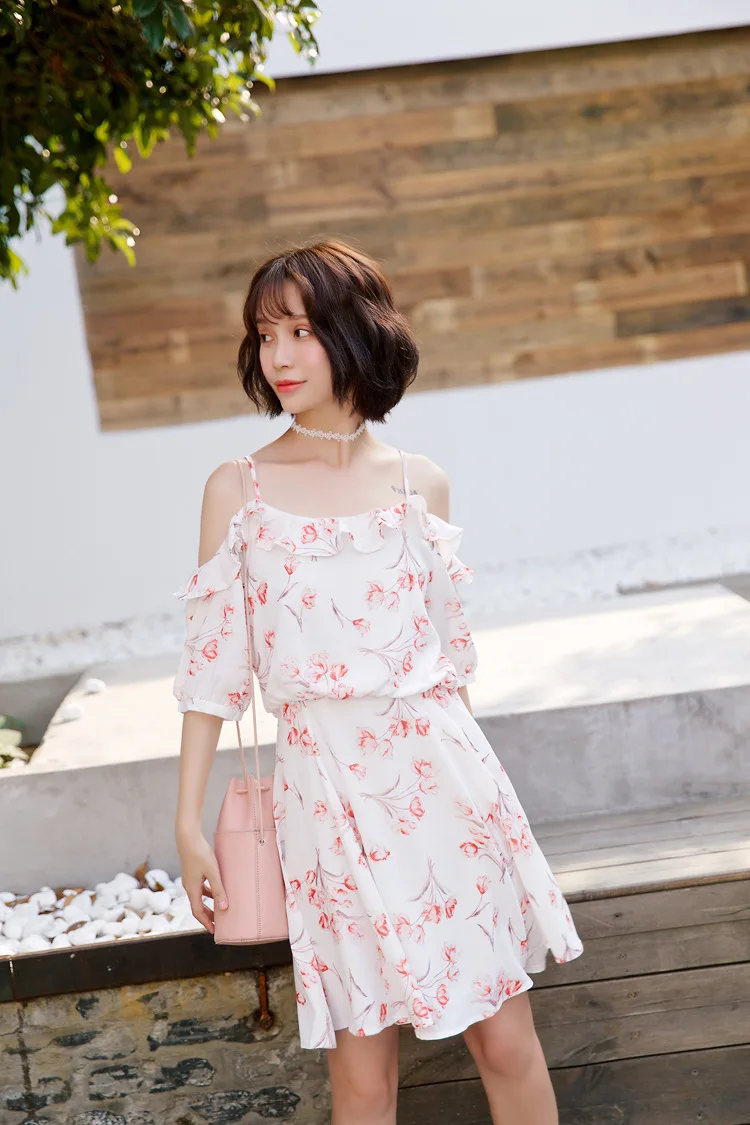 Summer Style Sexy Women Cute Beach Dress Chiffon Beachwear Cover Up Swimwear Vestidos |