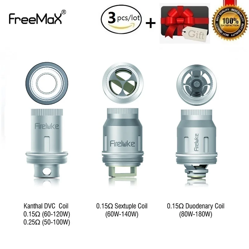 Испаритель Freemax Fireluke Mesh Pro спираль Sextuple DVC Kanth 0 15 дюйма ядро для вейпа Fireluke/