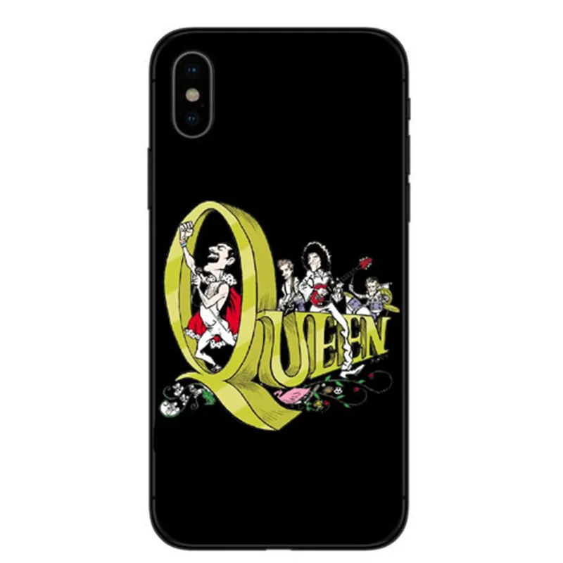 Freddie Mercury Rainha band Мягкий Силиконовый ТПУ чехол для телефона iPhone 6 7 8Plus 11 12pro Mini X Fundas