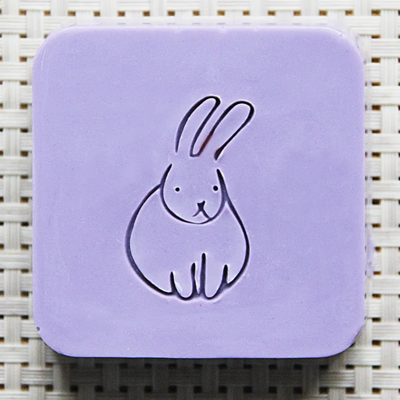 Ручная печать мыла Мини DIY Натуральное мыло из смолы акриловое прозрачное