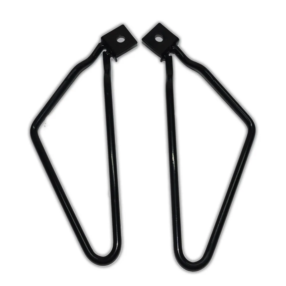 Черный Кронштейн для сумки седла мотоцикла кронштейн крепления Harley Sportster XL 883 Fat Bob