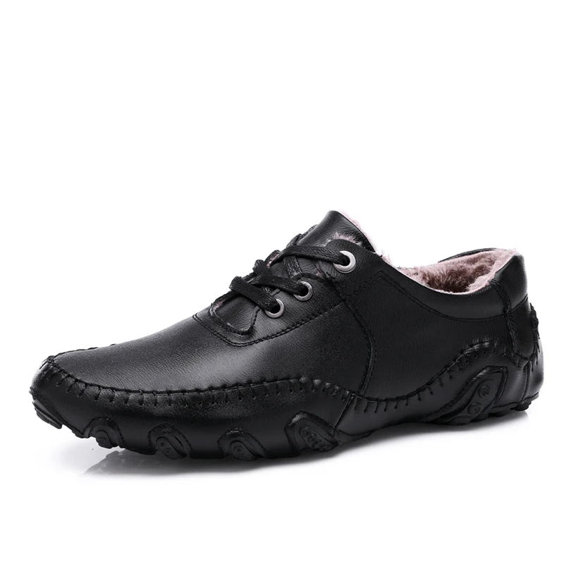 Обувь мужская для вождения из кожи осень/зима |