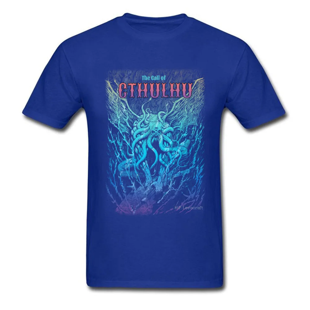 Мужские футболки с изображением зверя Cthulhu крутая новинка футболка монстра