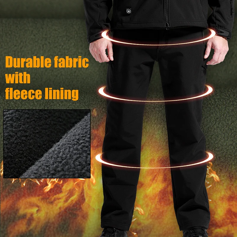 FREE SOLDIER ветровочные штаны с мягкой шерстью из акульей кожи на осень и зиму для