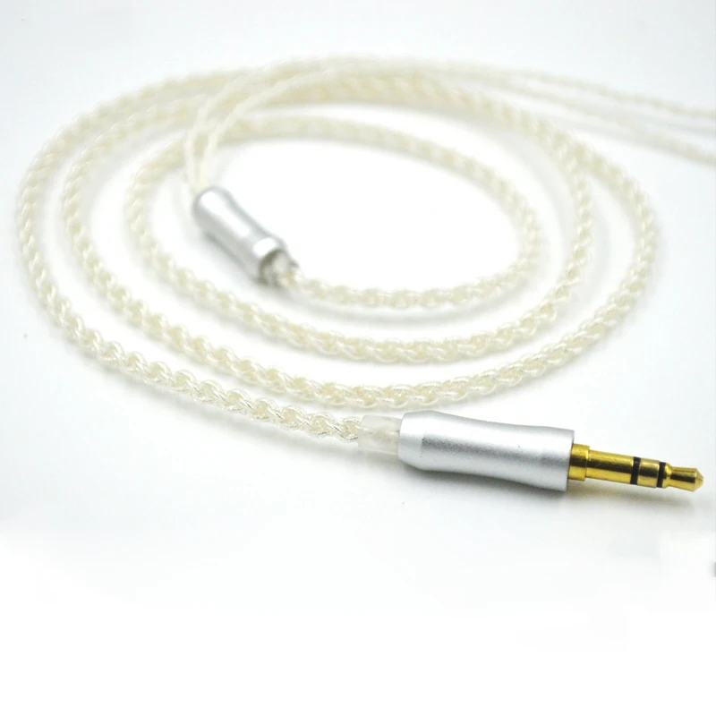 4 нити 76 ядер наушники MMCX кабель для Shure SE215 A2DC Ls50 IE80 Im50 Im70 0 78 мм Weston TFZ W4r TF10 TF15 с