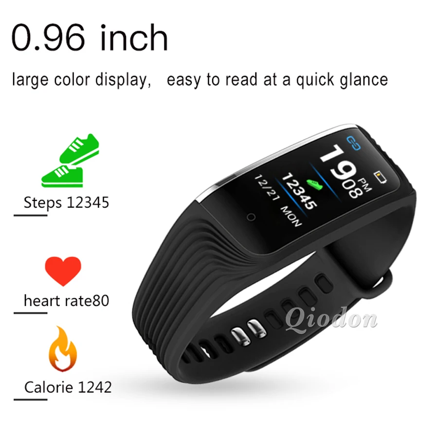 Heart Rate Monitor Bluetooth Connectivity Smart Watch Clock Color Screen Remote Camera Smartwatch For Android iOS Waterproof | Электроника